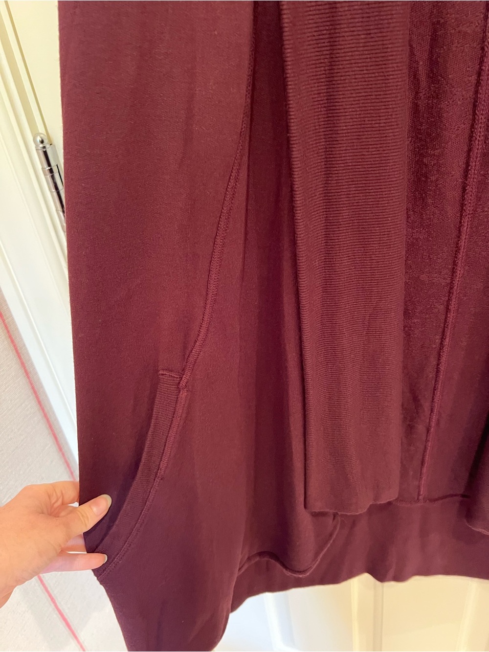 Athleta Burgundy Cardigan - Picture 3 of 4